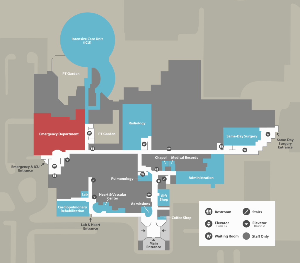 Wayfinding Map - Hutchinson Regional Healthcare System